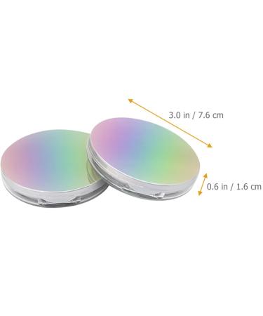Buy Beaupretty Refillable Makeup Sponge & Powder Puff Case - 2pcs with Mirror | Ideal for Loose Powder  - Buy Online on GoSupps.com