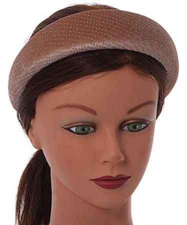 Retro Thicken Padded Velvet Glitter Wide Chunky Hair Band/Headband/Alice Band in Mink Colour - Buy Online on GoSupps.com