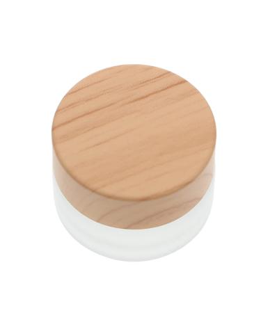 Beavorty Pen wash cup nail remover bottle eyeshadow dead skin soaking tool manicure soaking tool terrarium makeup containers Glass Craft Nail Art Cleaning Cup with cover travel size wood