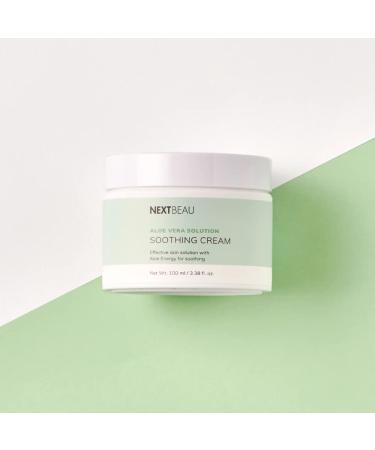 Aloe Vera Solution Soothing Cream 10.48 fl. oz - Hypoallergenic Moisturizer for Dry Skin | Korean Skincare - Buy Online on GoSupps.com