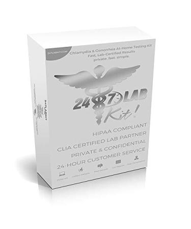 247Labkit at-Home STD Testing Kit for Men & Women | Trichomoniasis, Gonorrhea & Chlamydia Test  Discreet and Accurate Results  Private and Secure  CLIA Certified Labs  Testing on Your Own Terms