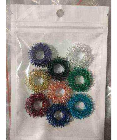 9x DBT Skills Hedgehog Ring - High Stress Acupressure Finger Ring for Stress Relief & Focus | International Shipping - Buy Online on GoSupps.com