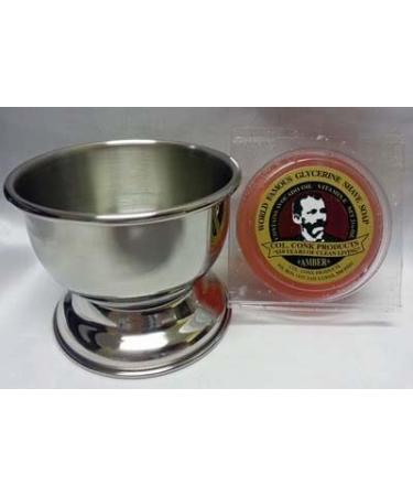 Col Ichabod Conk CHROME Shave Mug & Shaving Soap Premium Shaving Set for Men | International Shipping Available - Buy Online on GoSupps.com