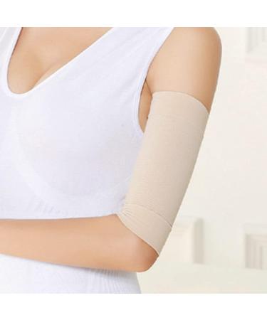 Arm Slimming Shaper Wrap - Upper Arm Compression Sleeve for Flabby Arms - 1 Pair Khaki - Buy Online on GoSupps.com