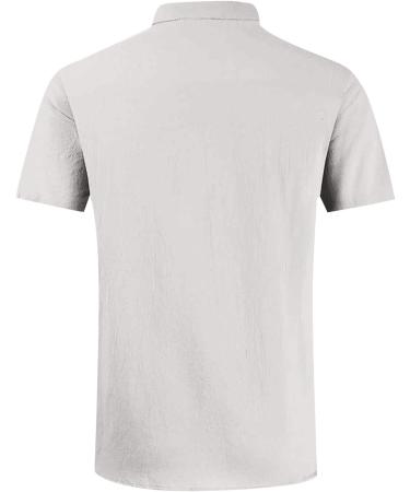 Men's Short Sleeve Reversible Hawaii Shirt - Oversized 5XL Light Beach Vacation Shirt with 2 Breast Pockets - Buy Online on GoSupps.com