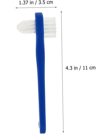 Buy Homsfou 4-Piece Double-Headed Toothbrush Set - Dual-Sided Prosthesis & Denture Cleaning Brushes | International Shipping Available - Buy Online on GoSupps.com
