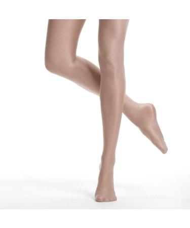 Ultra Shimmery Full Foot Dance Tights in Light Toast - Kids/Women's Large-X-Large - Buy Online on GoSupps.com