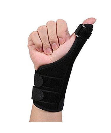 Yosoo Thumb Support Brace - Adjustable Thumb Splint for Pain Relief from Sprains Tendonitis & Injuries | Fits Left & Right Hand - Buy Online on GoSupps.com
