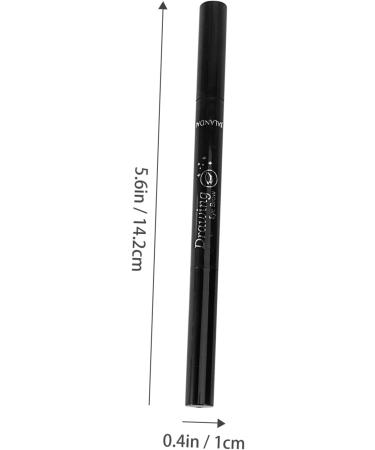NOLITOY Double Automatic Lasting Long Eyebrow Head Pencil Chocolate Rotate Brush Makeup 1 count (Pack of 1) Chocolate - Buy Online on GoSupps.com