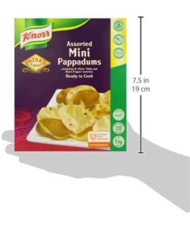Knorr Patak's Mini Pappadums 1 kg 12953602 - Buy Online on GoSupps.com