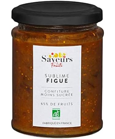 Saveurs & Fruits - Less Sweet Fig Jam 65% Fruit 310G - Sold per unit - Buy Online on GoSupps.com