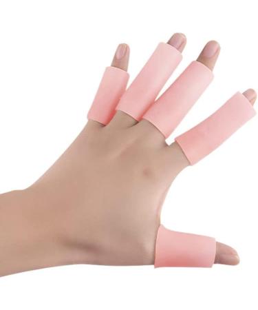 Gel Finger Cots - Finger Protector Sleeves for Trigger Finger Hand Eczema & Cracked Skin | Skin Tone Options Available - Shop Internationally - Buy Online on GoSupps.com