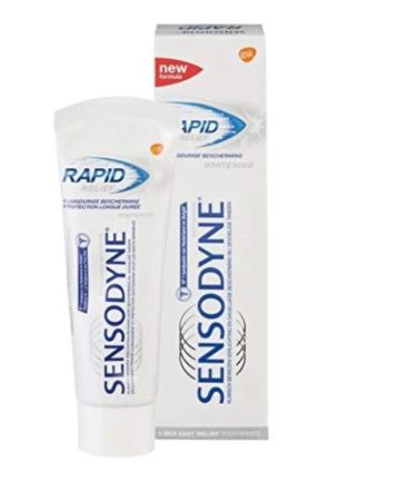 4 x SENSODYNE Toothpaste "Rapid Relief Whitening" - 75ml
