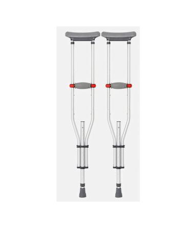 Forearm Crutches Aluminum Folding Underarm Crutches Height Adjustable 43 to 63 Inch Walking Canes for Walking Rehab Independence