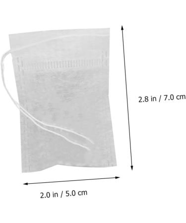Alipis 300 Pcs Tea Bag Loose Leaf Tea Filters Tea Infuser Soup Bag Tea Filter Bags Tea Draw The Line 5X7CMx3pcs Whitex3pcs - Buy Online on GoSupps.com