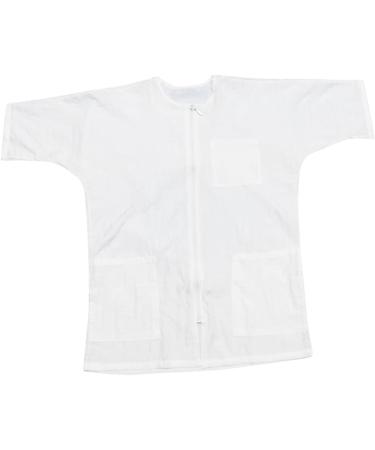 Didiseaon 1pc Waterproof Overalls Barber Jackets for Men Hairdresser Work Clothe Beautician Suit Inflatable Headband Haircut Bib Mens Hair Salon Clothes Technician Clothing Water Proof White - Buy Online on GoSupps.com