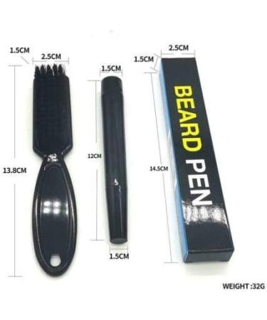 YOUNING BARTF LLER Power Bliefstift - Best Hair Engraving & Eyebrow Tool for Men | Durable Natural Beard & Mustache Coverage (Black) | International Shipping - Buy Online on GoSupps.com