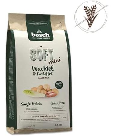 bosch HPC SOFT Mini Quail and Potato - Semi-moist food for adult small breed dogs - Monoprotein - Grain-free - 1 x 2.5 kg - Buy Online on GoSupps.com
