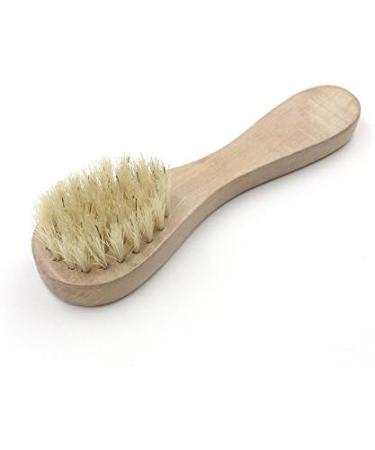 JIAHAO Wooden Face Cleaning Brush - Exfoliating Facial Scrub Tool with Natural Soft Bristles for Skin Care - Buy Online on GoSupps.com