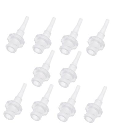IWOWHERO 10pcs Disposable Ear Cleaning Tips Replacement PP Ear Washer Nozzles Conical Bottle Irrigator Accessories for Safe and Gentle Removal Compatible with Wash Systems