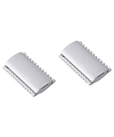 Angoily 2st 3-head razor White toilet items Bottle Razor For Men Wall Exchange For Essential Oils Replacement Head for Electrician Razor Razor Accessories Solid Wood Metal