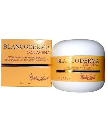 MARLEN LAMUR Blancoderma Brightening Face Cream with Natural Oat Extract Lightweight Daily Moisturizer for Uneven Skin Tone & Dark Spots Non-Comedogenic For Women & Men 75g
