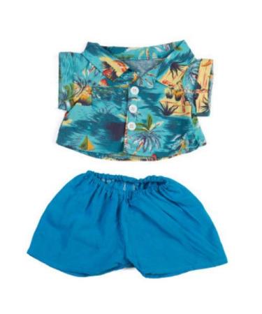 Hawaii Outfit Clothes - Teddy Bear Outfit - Teddy Bear Clothes - 16"/40cm - BEAR NOT INCLUDED 16"/40cm Hawaii