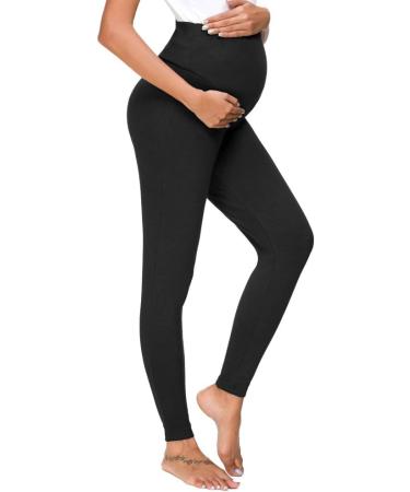 Love2Mi Maternity Tights Leggings - Comfy Stretch Pregnancy Pants - Black - Buy Online on GoSupps.com