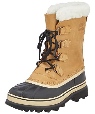 SOREL - Men's Caribou Waterproof Boot for Winter 12 Buff