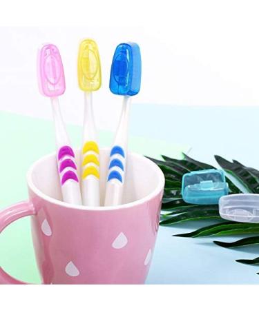 Mackur Toothbrush Case - Travel Toothbrush Cover 5 Pack for Camping & Home - Random Colors - Buy Online on GoSupps.com