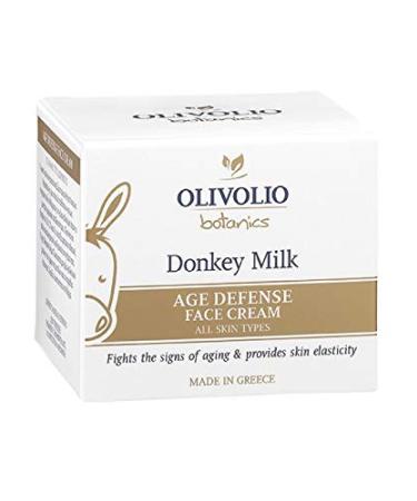 Olivolio Botanics 92% Natural Anti-Aging / Anti-Wrinkle with Donkey Milk / Olive Oil - No Mineral Oil or Parabens