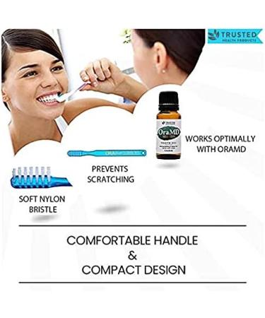OraMD Extra Strength Tooth Oil: Potent All Natural Liquid Toothpaste Breath Freshener Alcohol Free Mouthwash for Dry Mouth Healthy Teeth & Gums Safe on Sensitive Teeth & Gums Dentist Recommended Two Pack - Buy Online on GoSupps.com