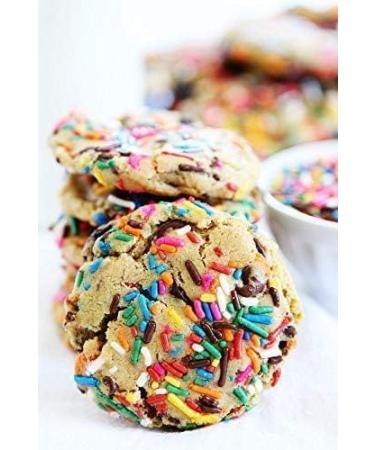 HK Cake Decorative Sprinkles Set (Rainbow Brown) Dark Chocolate Chips and Milk Chocolate Chips 200g (50g each) - Buy Online on GoSupps.com