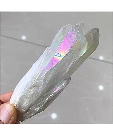 Natural raw Rock Stone Quartz Aura White Crystal Cluster for Home Decoration 250-320g 1pc - Buy Online on GoSupps.com