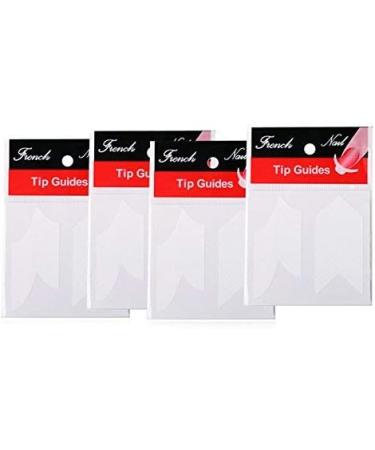 French Nail Stickers Sheets Nail Art Decals Pack French Nail Art Designs DIY Manicure Accessories 24pcsPractical processing - Buy Online on GoSupps.com