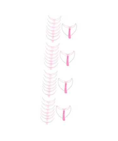 NOLITOY 12 Sets Eyebrow Aid Handheld Eyebrow Stencil Household Eyebrow Tool Travel Replaceable Supplies 12X11X8CMx4pcs Pinkx4pcs