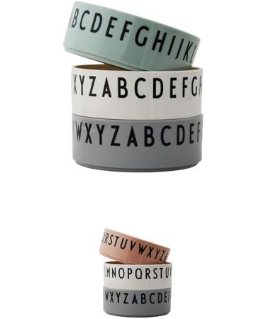 Design Letters Green Tritan Bowl - Breakfast, Lunch, Dinner - One Size - Buy Online on GoSupps.com