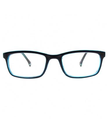 Blue Light Blocking Reading Glasses for Men and Women | Anti Eyestrain Computer Reading Glasses Gaming Glasses TV Glasses for Women and Men (Blue 0.00 Strength) Blue +0.00 Strength