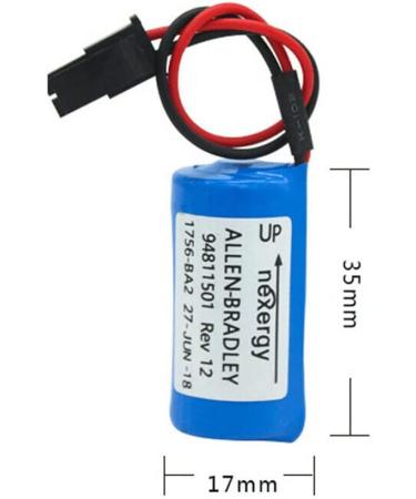 5-Pack 3V 1756-BA2 BR2/3A-AB PLC Battery Replacement | 1800mAh Non-Rechargeable for Allen Bradley | International Shipping Available - Buy Online on GoSupps.com