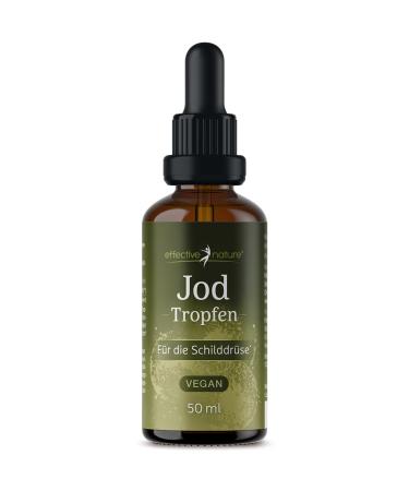Iodine Drops High Dose - 50 ml - 150 mcg per daily dose (100%) - No additives - Vegan