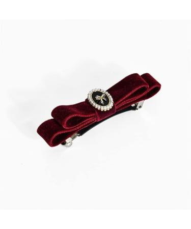 WONDER ME Princess Retro Wind Top Clip | Female Spring Hairpin (Color D, Size 15*110mm) - Buy Online on GoSupps.com