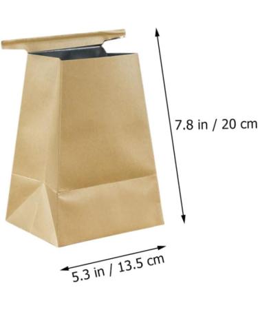 15pcs Kraft Paper Vomit Bags | Light Brown Mini Trash Bags for Travel - Buy Online on GoSupps.com