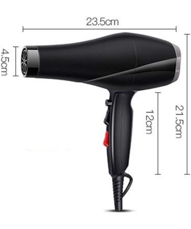 JYYBN 1600W Professional Salon Hair Dryer Fast Hair Dryer Healthy Ionic Hairdryer 2 Speed 3 Heat Settings A Key Cold Shot Button 2.2 Long Cable Overheating Protection for Home or Salon - Buy Online on GoSupps.com
