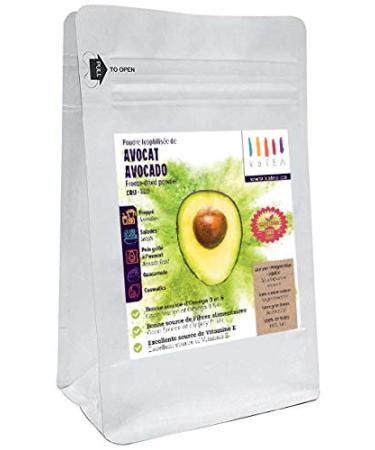 Freeze-dried AVOCADO POWDER size (100g / 3.53 oz) stand-up pouch bag | freeze-dried/ non-GMO / gluten free / kosher suitable / no sugar flavor color added, no preservatives, no additives