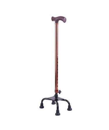 Four-Foot Cane Crutch Aluminum Alloy Non-Slip Elderly Four-Corner Height 68-90cm Adjustable Walker Interesting Safehappy