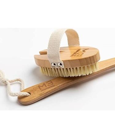 Dry Body Brush for Anti-Cellulite, Skin Smoothing, and Firming | Improve Blood Circulation Tone and Exfoliate Skin | Ideal for Scalp, Skin, and Muscles - Buy Online on GoSupps.com