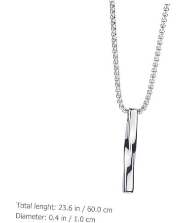 Yardenfun Geometric Hip Hop Necklace Men Pendant Neck Chain Mens Necklaces Male Titanium Steel Accessories Man - Buy Online on GoSupps.com