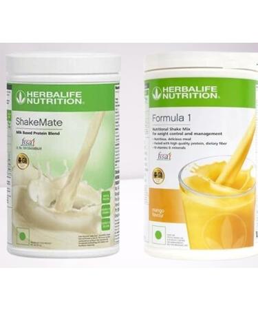 Formula Mix Shake ShakeMate Afresh Shake Mate Shake Mixshake Pack of 2 (Orange&shakemat-500g)