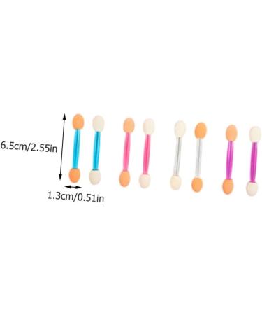 SOESFOUFU 120pcs Double Ended Eye Shadow Stick Eyeshadow Sponge Cosmetic Applicator Girl Makeup Tool Emulsion - Buy Online on GoSupps.com