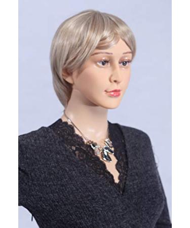 Buy Short Straight D4 Blonde/Grey Wig Hairpiece - Stylish Decorative Hair for All Occasions - Buy Online on GoSupps.com